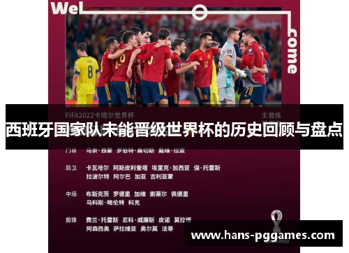 西班牙国家队未能晋级世界杯的历史回顾与盘点