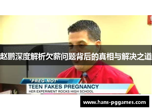 赵鹏深度解析欠薪问题背后的真相与解决之道